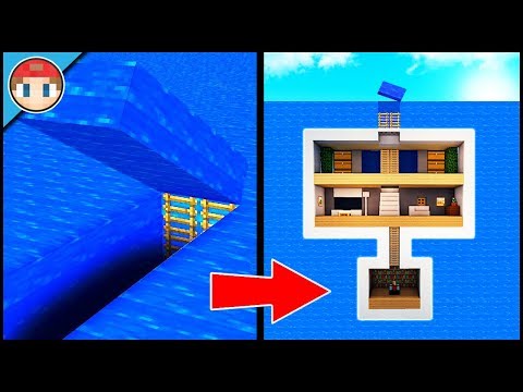 Smithers Boss - Minecraft: How to Build an Underwater Secret Base Tutorial (#9) - Easy Hidden House