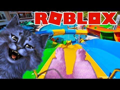 МЫ С ЛЕО ПОСТРОИЛИ АКВАПАРК В РОБЛОКС! ROBLOX Waterpark Tycoon!🌊