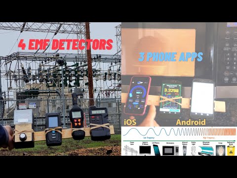 4 EMF detectors &  3 phone apps to detect EMF radiation, test limitations, Part 1