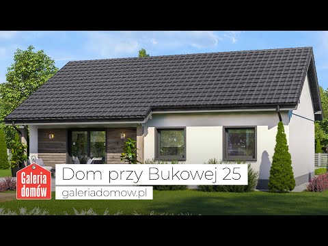 Projekt domu przy Bukowej 25 - GaleriaDomow.pl