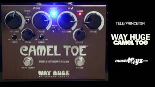 Video thumbnail for Way Huge Camel Toe MKII Triple Overdrive Guitar Pedal by musictoyznetwork