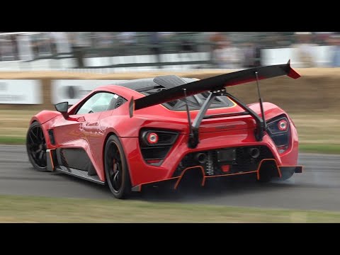 1200HP Zenvo TSR-S in Action! Active Rear Spoiler, Accelerations & BRUTAL SOUNDS!