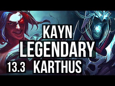 KAYN vs KARTHUS (JNG) | 2.4M mastery, 7 solo kills, Legendary, 900+ games | EUW Grandmaster | 13.3