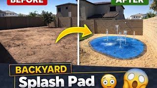 👉 “Backyard Splash Pad Transformation 😳”