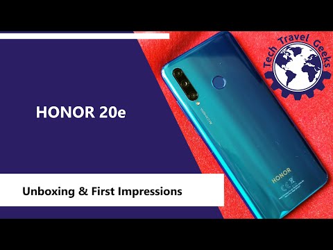 Honor 20e Unboxing & First Impressions