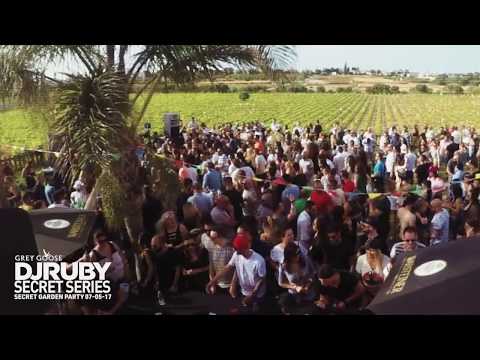 DJ Ruby Live Video Set at Secret Garden Party, Attard Malta 07-05-17