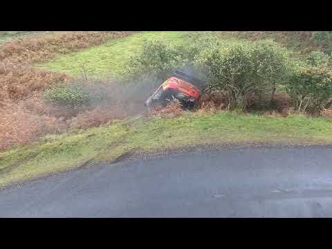Mull rally 26 Big crashes SS7