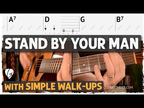 Master Easy 7th Chords With This Country Classic! "Stand By Your Man" Guitar Tutorial
