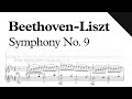 Beethoven-Liszt - Symphony No. 9, Op. 125 (Sheet Music) (Piano Reduction)