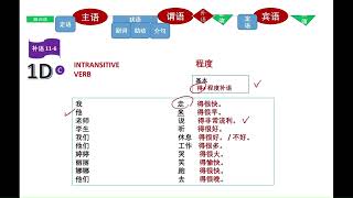 Sentence Structure Section 2 – COMPLEMENT ：VERB PREDICATE 2 (动词谓语句补语2) #ztb095