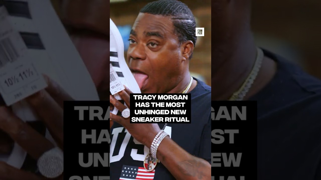 Tracy Morgan has the most unhinged new sneaker ritual 🤣 #SneakerShopping