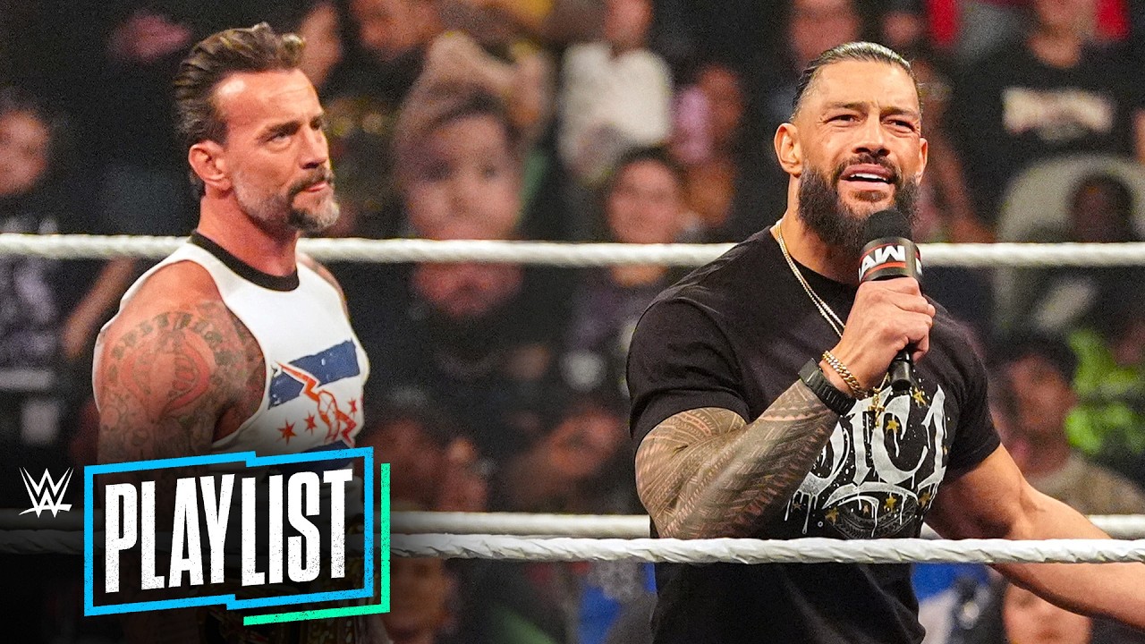 Roman Reigns’ mic drops: WWE Playlist