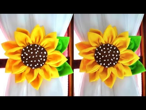 Girassol feito com FUXICO de RETALHO faça e ganhe uma RENDA EXTRA