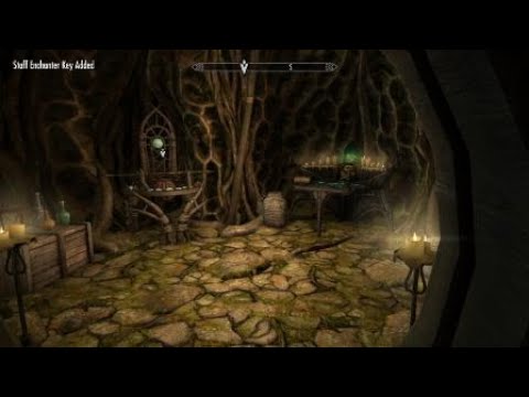 Skyrim How to unlock the staff room in Tel Mithryn