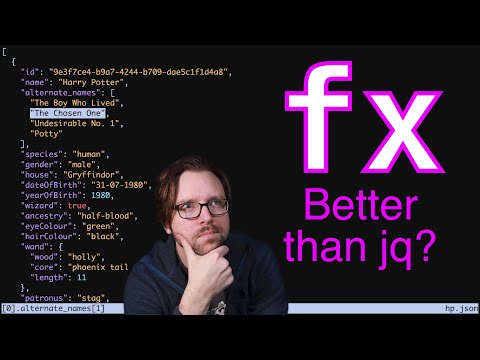 fx: A better JSON tool than jq
