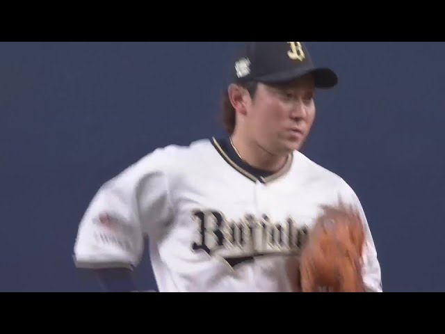 【3回表】二遊間の当たりに追いつく‼ バファローズ・西野真弘の好プレーでピンチを脱する!!  2024年6月13日 オリックス・バファローズ 対 阪神タイガース