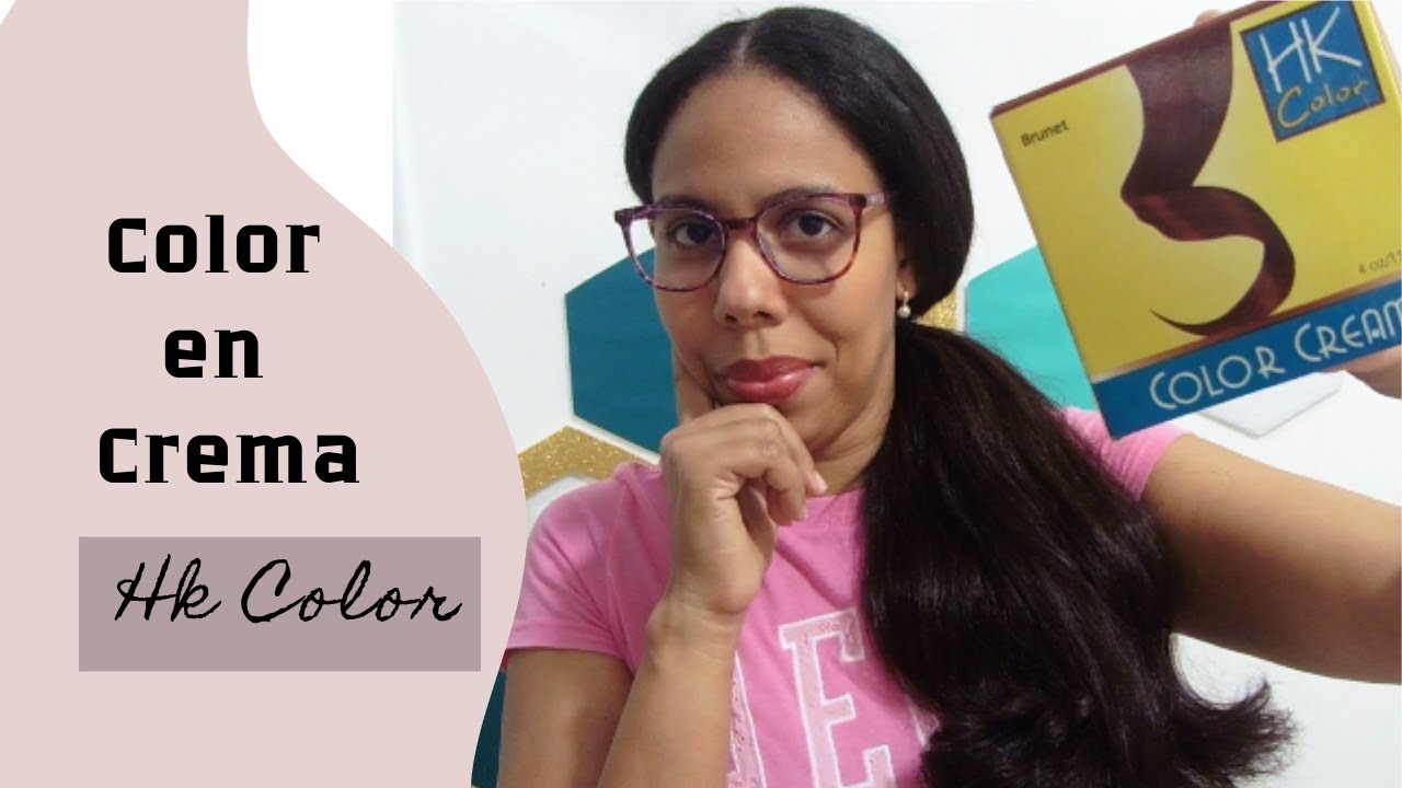 TINTE EN CREMA SEMI-PERMANENTE // TINTE HK COLOR en crema // ACONDICIONADOR CON COLOR