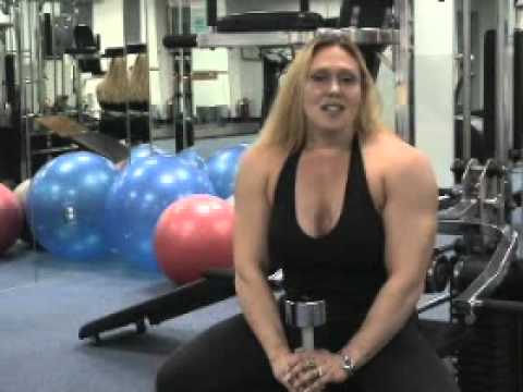Bodybuilder Colette Nelson on Dr. Mordcai Blau
