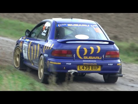 Subaru Impreza 555 Gr.A | Turbo Anti-Lag Sound & Boxer Rumble at Rally Legend 2021!