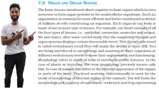 Part 5 Organ and Organ system||structural organisation in animals class 11 ncert