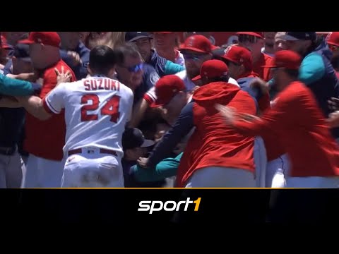 Massenschlägerei! Hier eskaliert ein Baseball-Spiel | SPORT1