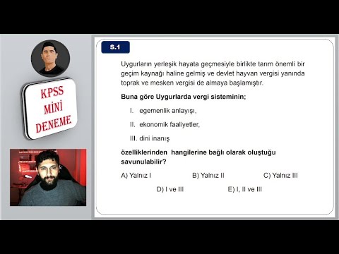 30) Bol Öncüllü KPSS Tarih Deneme Sınavı - KPSS 2024