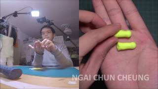 Video thumbnail for 3M Ear Soft Yellow Neons Earplugs, Review by Unboxing by Ngai Chun Cheung