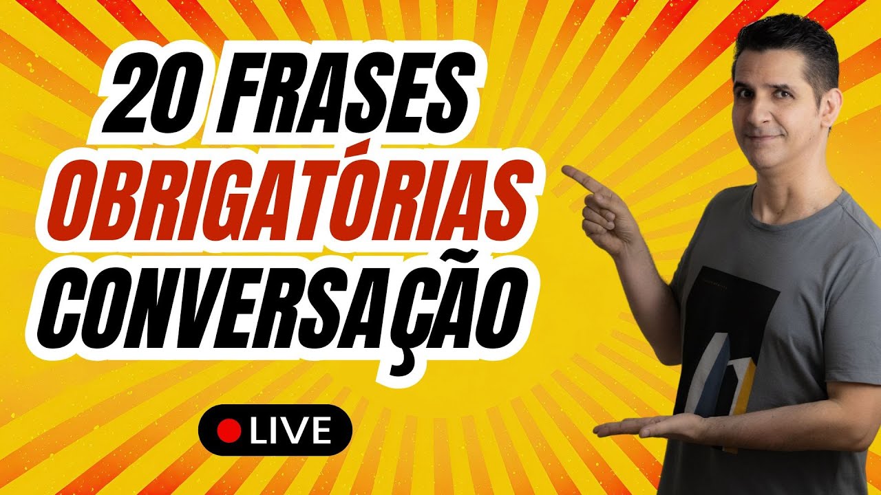 20 frases OBRIGATÓRIAS em inglês para CONVERSAÇÃO