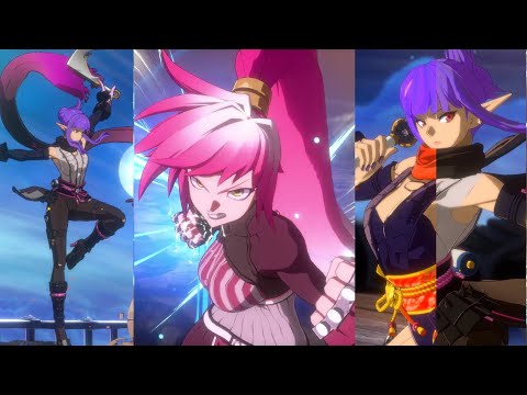 Female Ryona- dominated，wine Ninja, pink Striker, Kunoichi-Ayane🥰 VS Lost Warrior