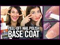 DIY Peel Off Nail Polish Base Coat with Glue ...
