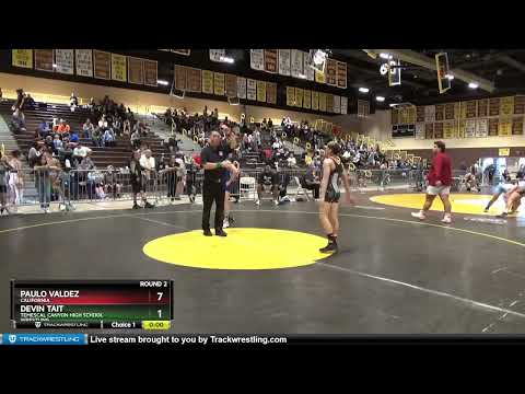 106 Lbs Round 2 - Paulo Valdez, California Vs Devin Tait, Temescal Canyon High School Wrestling 21