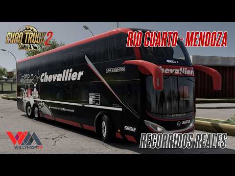 153 Euro Truck Simulator 2 1.58 | BUS MOD | ARGENTINA | Chevallier | (Río Cuarto - Mendoza)