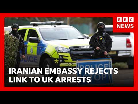 Iranian embassy rejects link to RAF Fairford arrests | BBC News