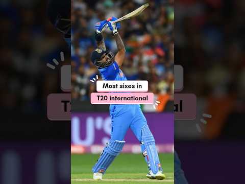 Most sixes in T20 International