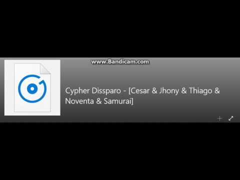 Cypher Dissparo - [Cesar & Jhony & Thiago & Noventa & Samurai]