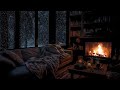 Overcome Stress With A Winter Wonderland Sleep Relax With The Sound Of The Fireplace Snow Storm