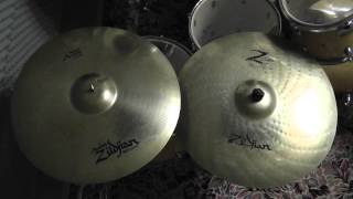 Video thumbnail for Zildjian Z Custom Power Ride 22" vs Zildjian A Rock Ride 21" by Danbilotto