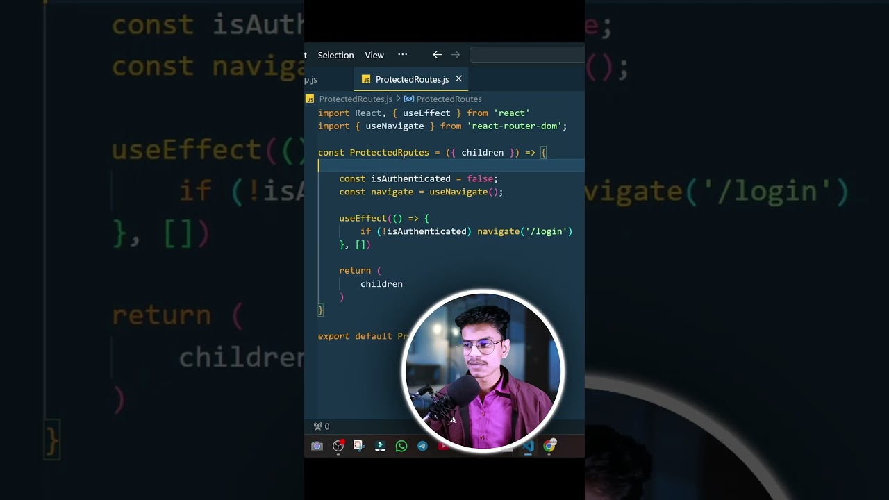 Protected routes in REACT | Authentication in REACT JS #reactjs