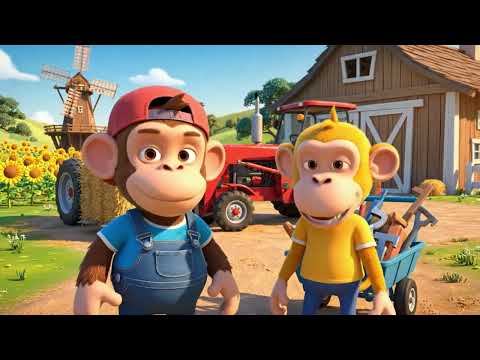 🐒 Monkey King's Farm Adventure: Heroic Rescue of Forest Friends! 🚜🍎
