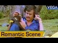 Madhavi Romancing With Rajinikanth Thambikku Entha Ooru Movie Romantic Scene