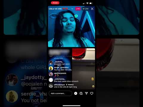 C blu explaining the situation about VaeRedd Ft Yommy G & VaeRedd Ig live
