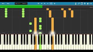 Narcolepsy (Piano Only) - Ben Folds Five - Synthesia Piano Tutorial