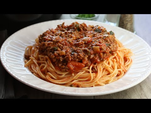 Quick & Easy Spaghetti Bolognese