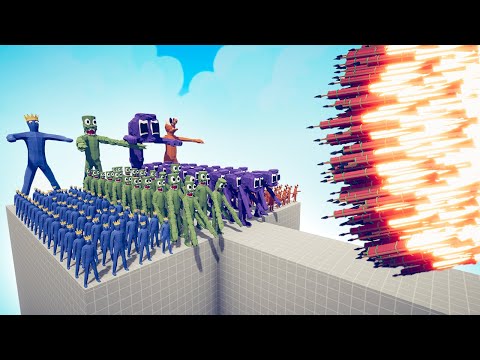 RAINBOW FRIENDS ARMY vs EVERY GOD - TABS | Totally Accurate Battle Simulator 2023