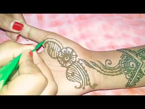 Simple Heena mahandi design