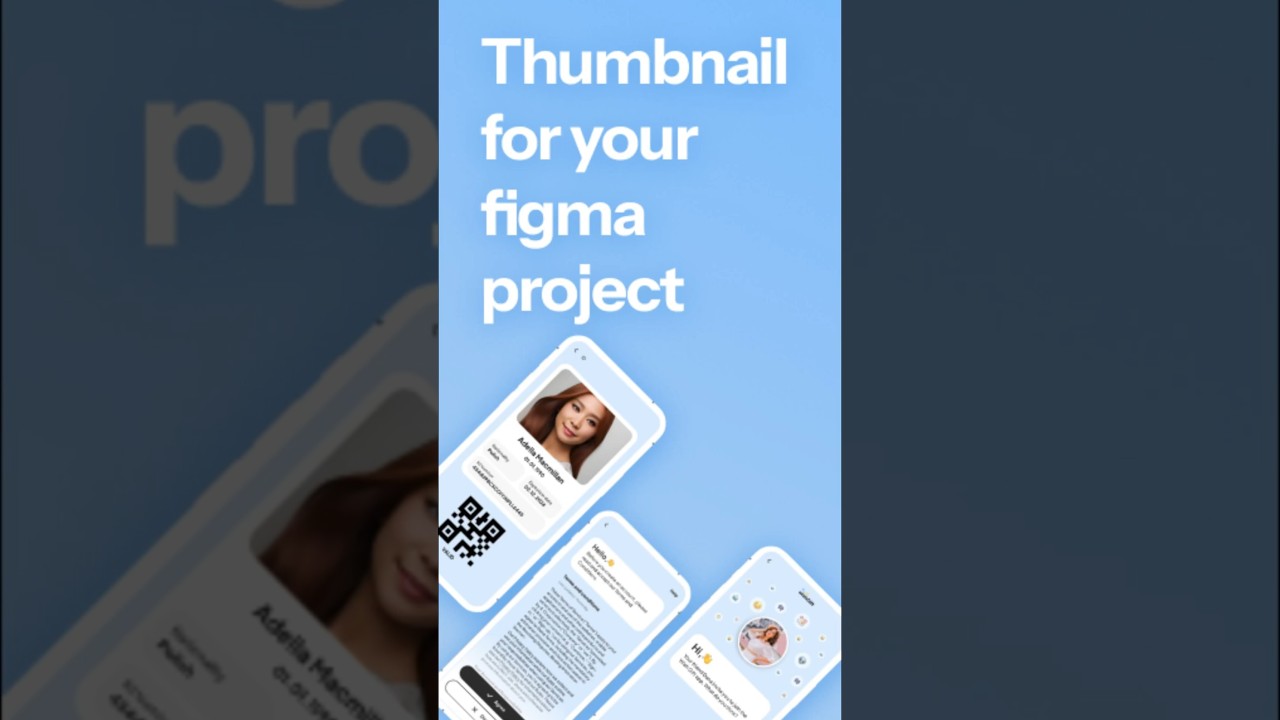 How to add Thumbnail  in Figma for your project#figmatutorial  #figma #tech #design  #webdesign