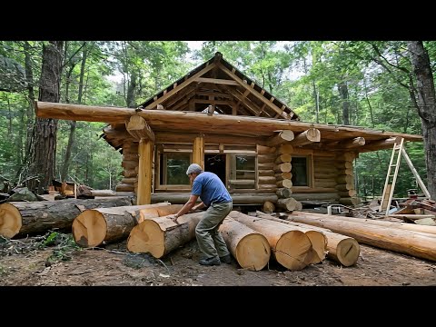 A Man's IMPRESSIVE Mountain House Build from Scratch