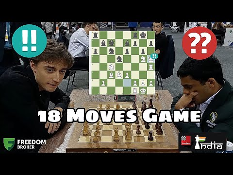 Daniil Dubov defeats Nihal Sarin in just 18 moves with a stunning queen sacrifice | World Rapid 2022