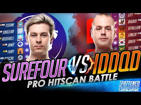 Surefour vs IDDQD & LinkZr: PRO Hitscan GODS Face-Off In Ranked!
