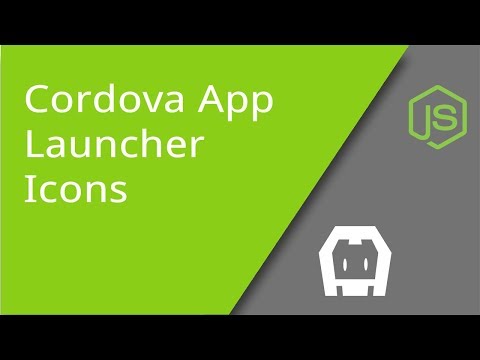 Custom Cordova Hybrid App Launcher Icons